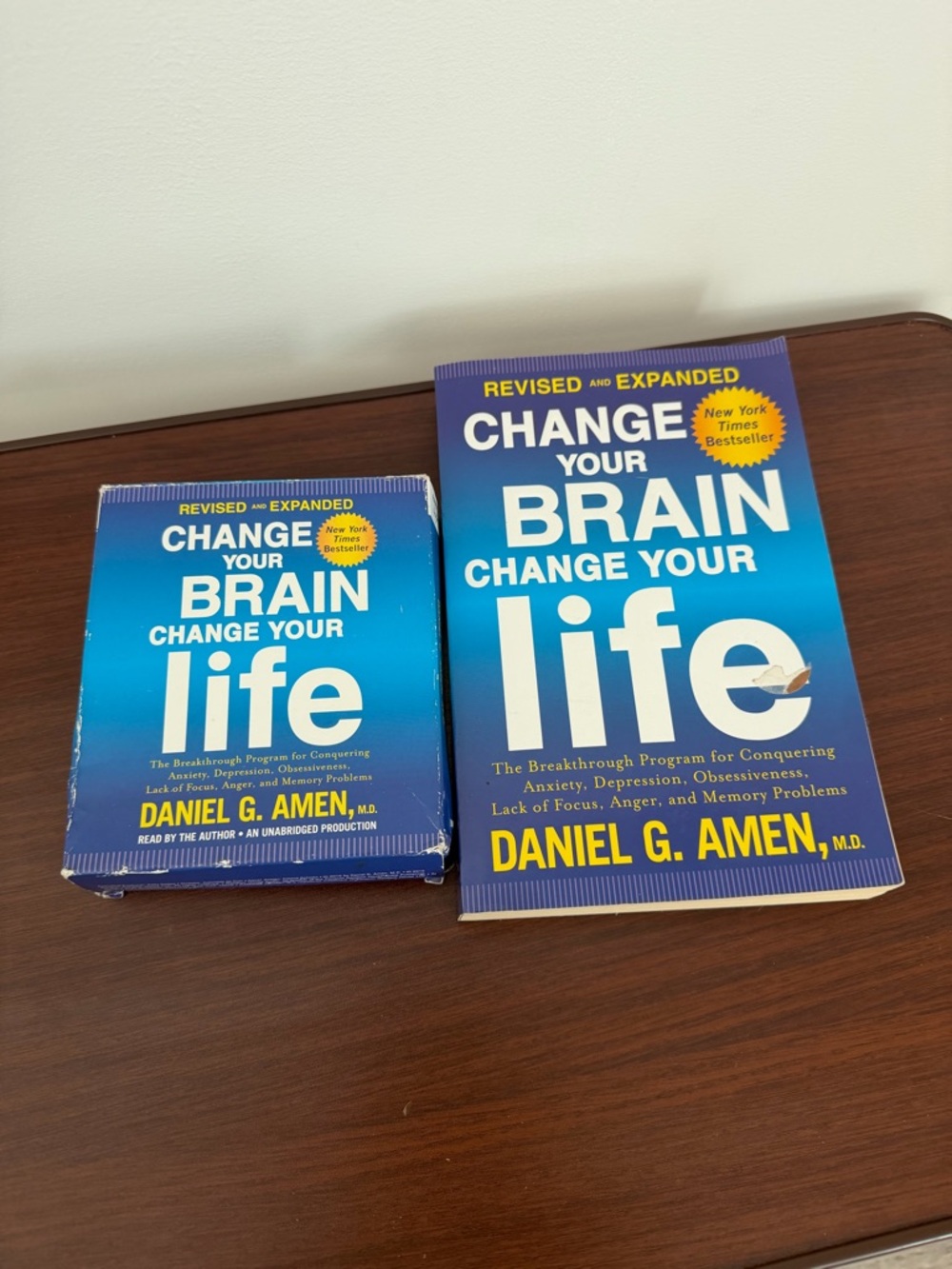 Change Your Brain Change Your Life by Daniel G. Amen - book & audio cds